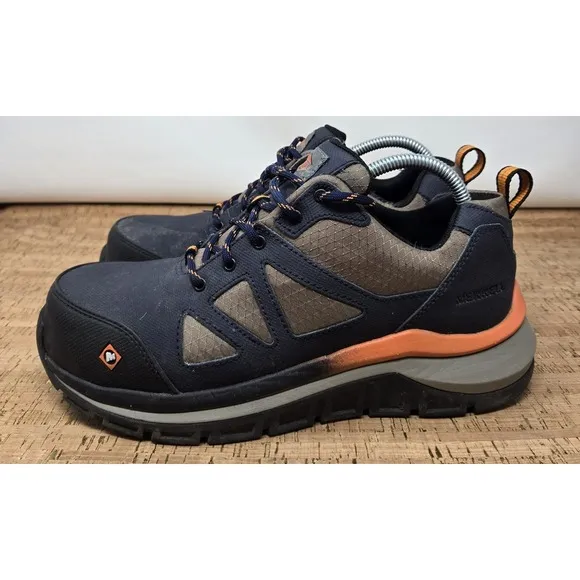 Merrell Shoes Mens 8M  Fullbench Speed Carbon Fiber Safety Toe Work