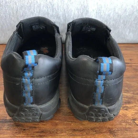 Merrell Shoes Mens Size 12W Wide Steel Toe Jungle Moc Work Black Leather Sneaker