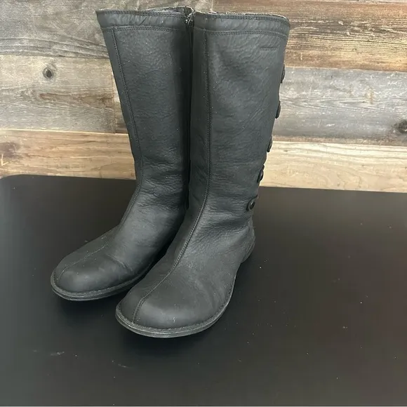 Merrell Women's Captiva Launch 2 US 7 Black Leather Waterproof Riding Boots
