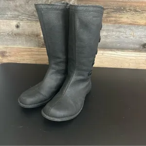 Merrell Women's Captiva Launch 2 US 7 Black Leather Waterproof Riding Boots