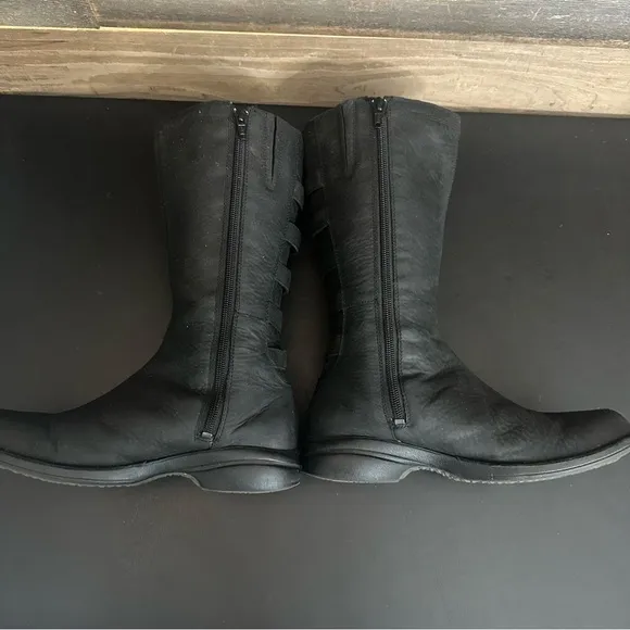 Merrell Women's Captiva Launch 2 US 7 Black Leather Waterproof Riding Boots