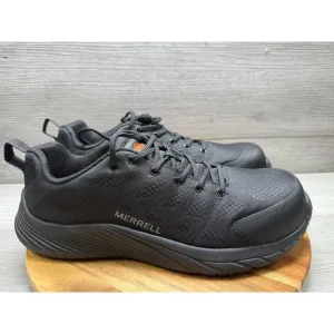 Merrell Work Moab Carbon Flight Safety Toe Low Top Shoes J004625 Black 10.5