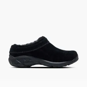 Merrell Encore Ice 4 J002028W Clog Womens Black Suede Slip On Comfort Shoes PD30
