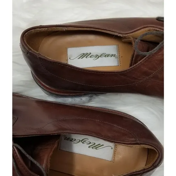 Mezlan Men's Brown Leather Oxford Dress Shoe Sz 9M