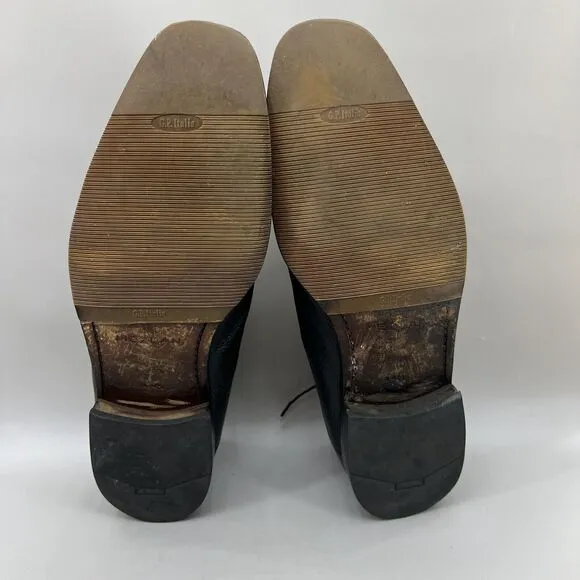 Mezlan Pravia Oxford Dress Shoes Men Size 14 M Soft Black Leather Lace Comfort