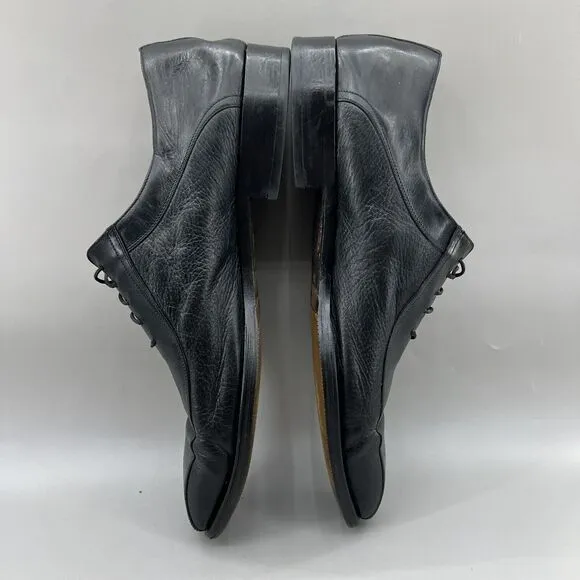 Mezlan Pravia Oxford Dress Shoes Men Size 14 M Soft Black Leather Lace Comfort
