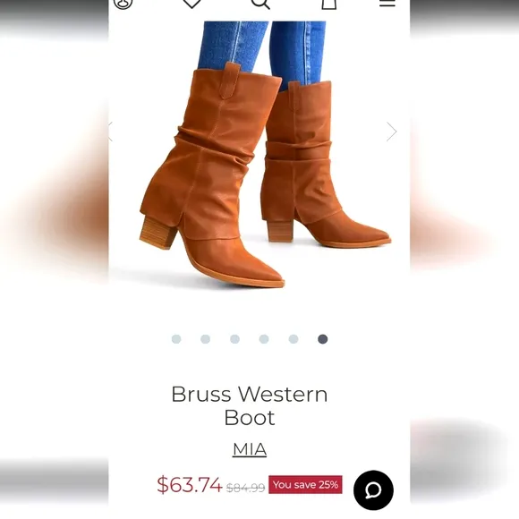 Mia‎ Bruss Western Boots, NEW, Size 9