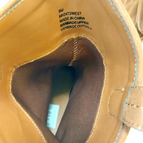 Mia‎ Bruss Western Boots, NEW, Size 9