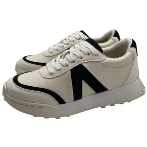 MIA Womens Shoes Town Sneakers Size 6 Vegan Leather White Black Chunky Casual