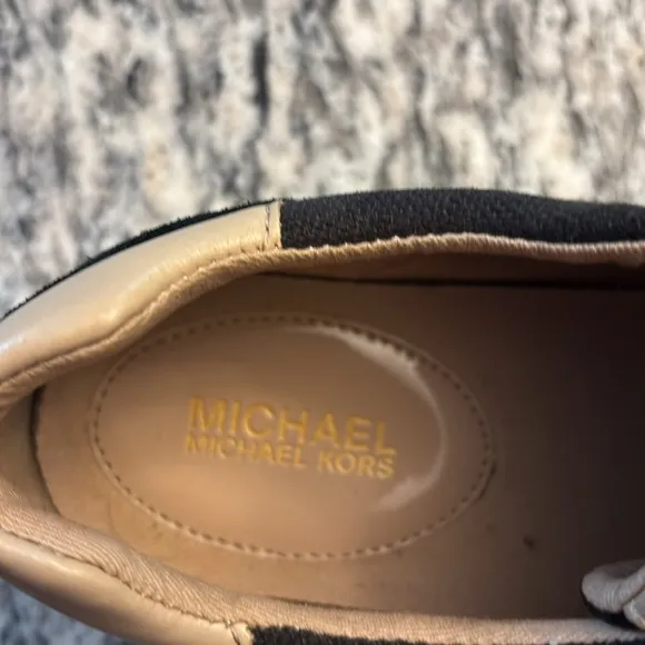 Michael Kors Black and Tan Men's Shoes