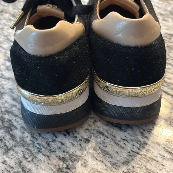 Michael Kors Black and Tan Men's Shoes