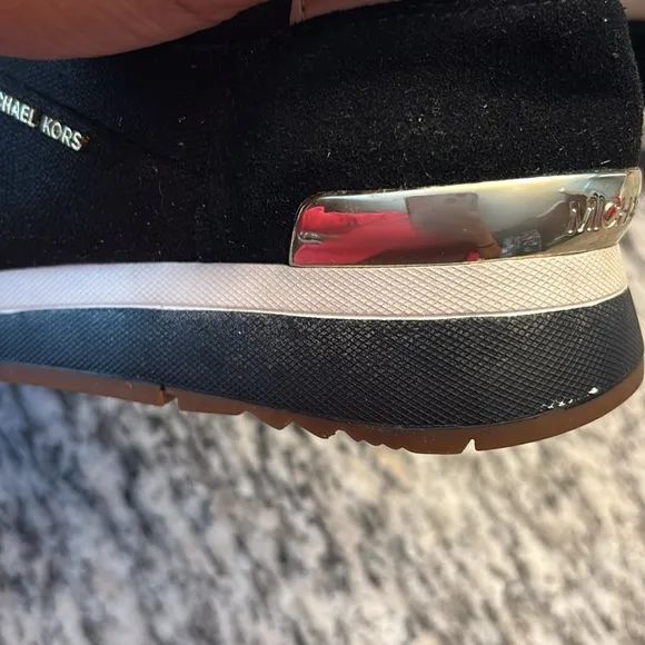 Michael Kors Black and Tan Men's Shoes
