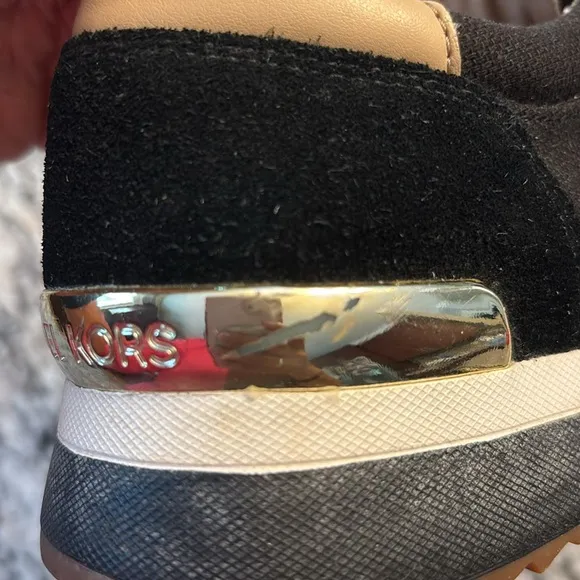 Michael Kors Black and Tan Men's Shoes