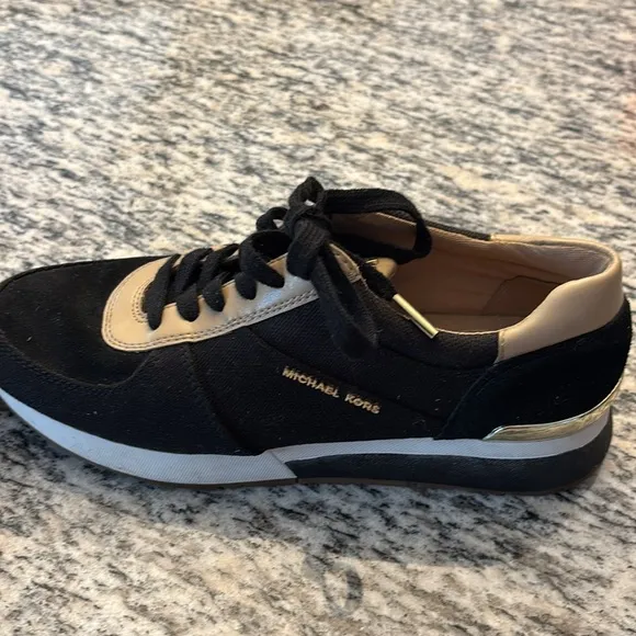 Michael Kors Black and Tan Men's Shoes