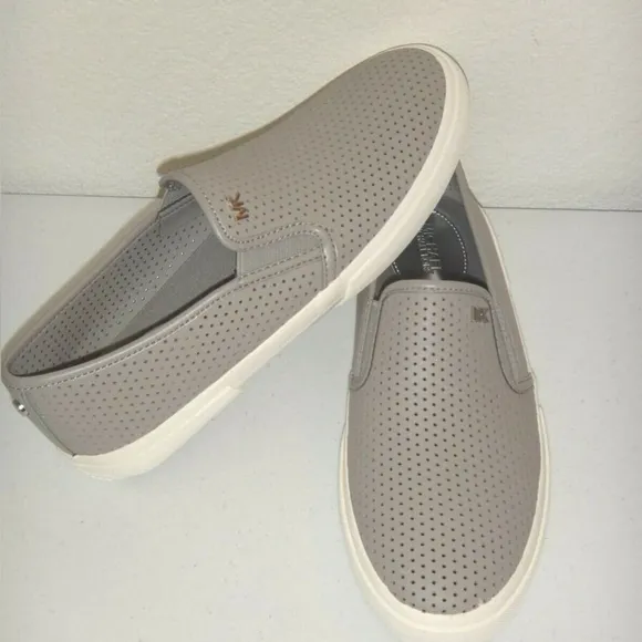 Michael Kors Gray Slip-On Shoes