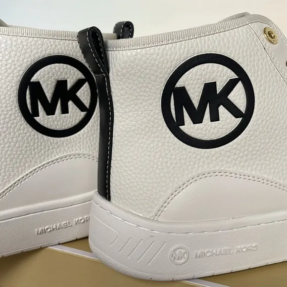 MICHAEL KORS SHEA MID HIGH TOPFAUX LEATHER49R4SHFE5LBLACKFashion sneakers