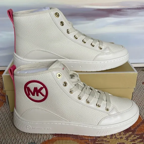 MICHAEL KORS SHEA MID HIGH TOPFAUX LEATHER49R4SHFE5LELECTRIC PINKSneakers