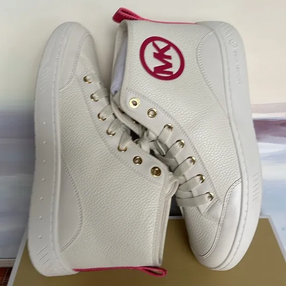 MICHAEL KORS SHEA MID HIGH TOPFAUX LEATHER49R4SHFE5LELECTRIC PINKSneakers