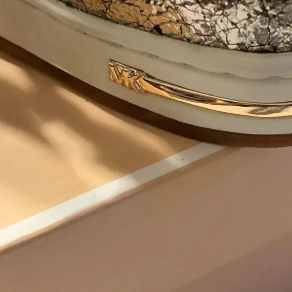 Michael Kors Metallic Gold Sneakers
