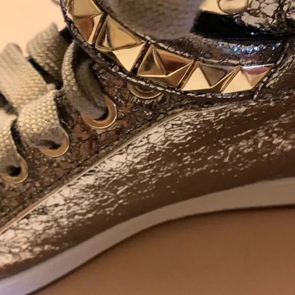 Michael Kors Metallic Gold Sneakers
