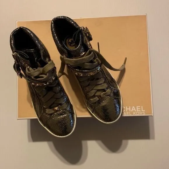 Michael Kors Metallic Gold Sneakers