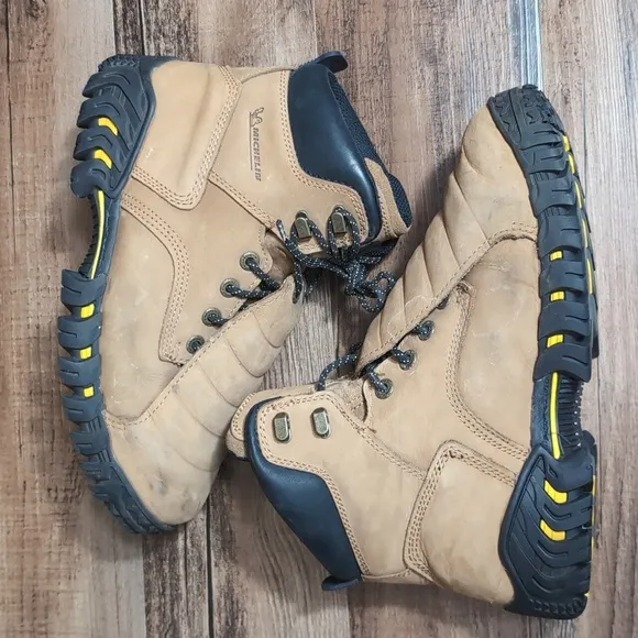 Michelin Sledge High Steel Toe Metatarsal Work Boots 8&quot; Size 11.0