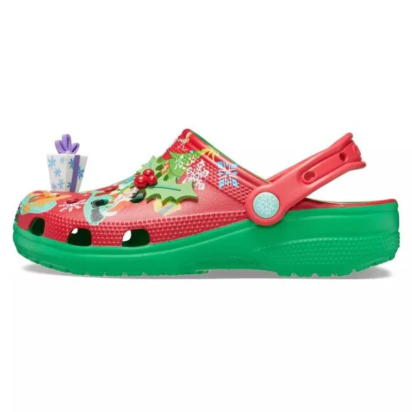 Mickey Mouse and Friends Holiday Clogs for Adults by Crocs Size 7
