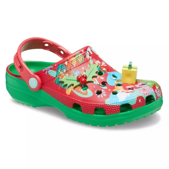 Mickey Mouse and Friends Holiday Clogs for Adults by Crocs Size 7