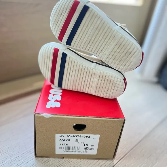 MIKIHOUSE HIGH TOP SNEAKERS- size 15cm / 8.5 US