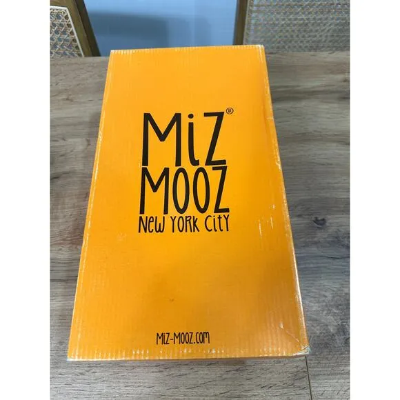 Miz Mooz NYC Frenchy Heels Black Leather Size 9 US 49 EU NIB
