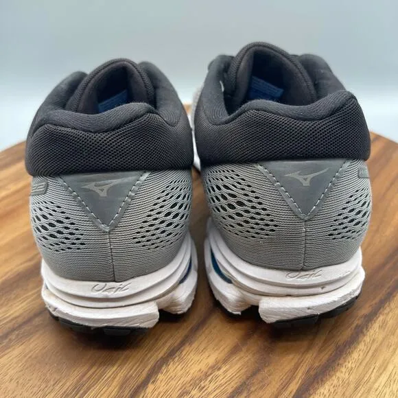 Mizuno Wave Rider 22 Shoes Mens Size 12.5 Silver Running Comfort Walking Sneaker