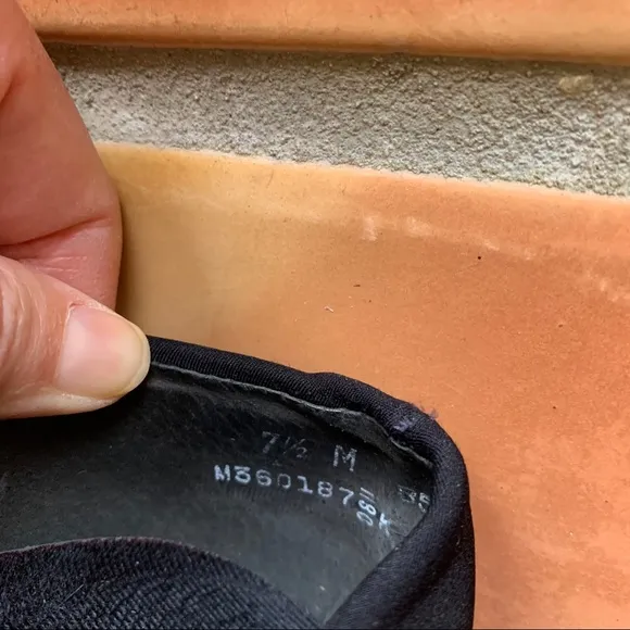 Munro Black Stretch Comfort Wedge Slip-On Shoes