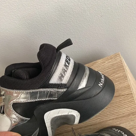 Naked Wolfe Art Track Platform Sneakers