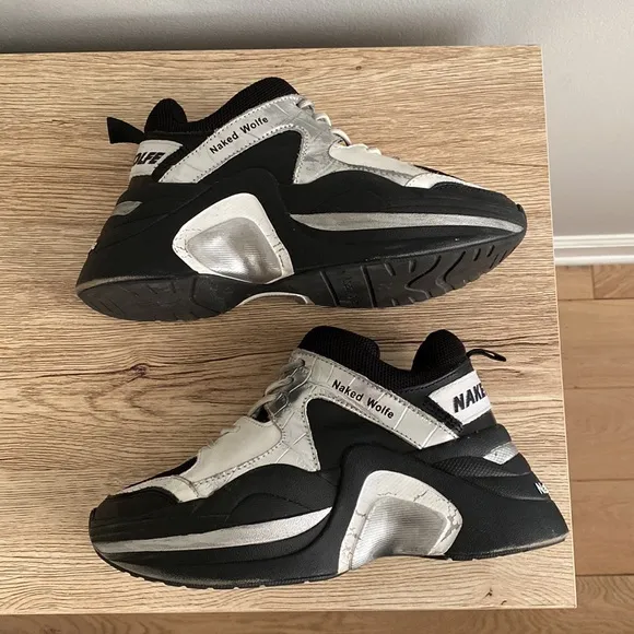 Naked Wolfe Art Track Platform Sneakers