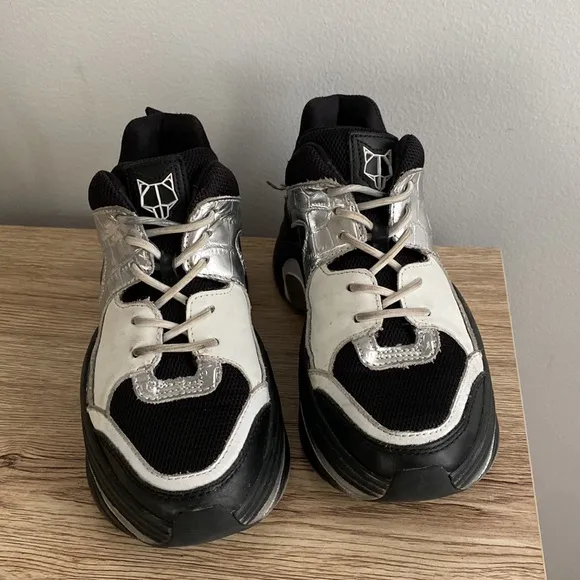 Naked Wolfe Art Track Platform Sneakers