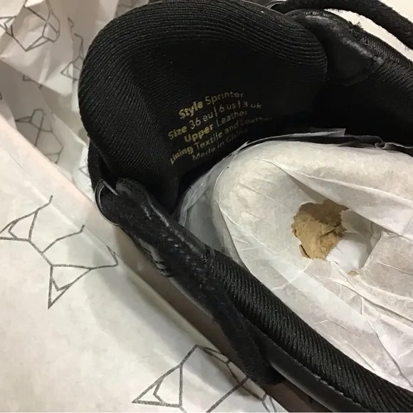 Naked Wolfe Black Chunky Platform Sneakers