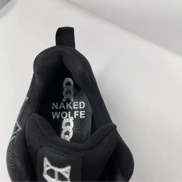 Naked Wolfe Titan Sneakers Size 12 Graffiti Black Rare Hip Hop Chunky Y2K