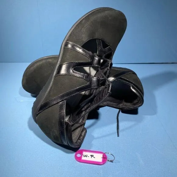 Naot Timu Suede Maryjane Lace Up Comfort Shoes Womens 6 EU 37