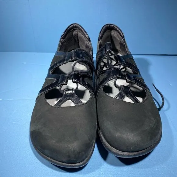 Naot Timu Suede Maryjane Lace Up Comfort Shoes Womens 6 EU 37