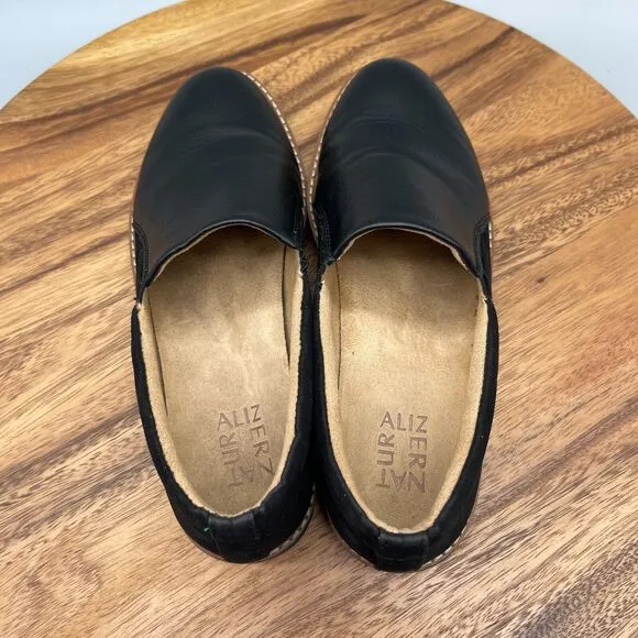 Naturalizer Effie Loafer Shoes Black Womens Size 7.5 M Slip On Comfort