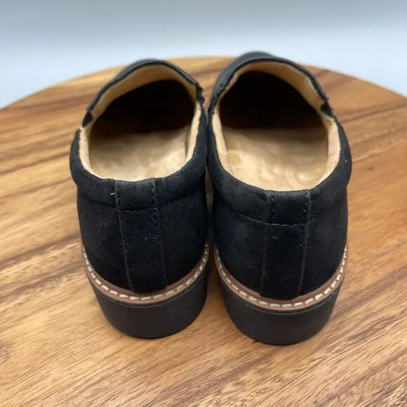 Naturalizer Effie Loafer Shoes Black Womens Size 7.5 M Slip On Comfort