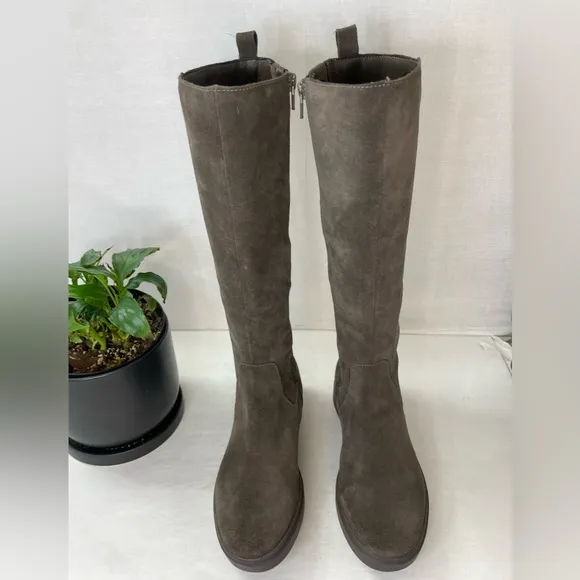 Naturalizer Womens‎ Torence Tall Leather Knee-High Boots Tall Suede Boots