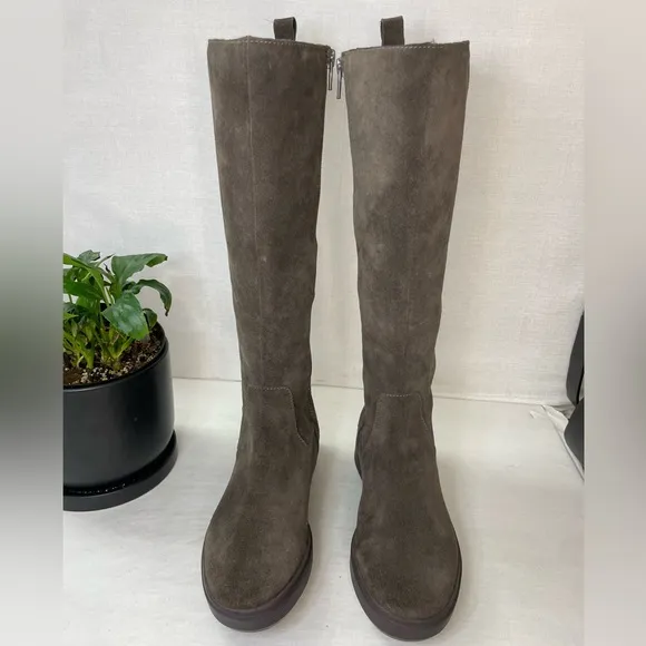 Naturalizer Womens‎ Torence Tall Leather Knee-High Boots Tall Suede Boots