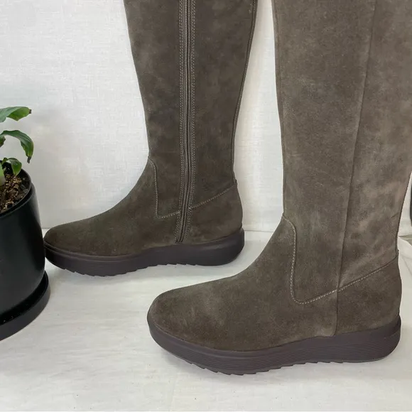 Naturalizer Womens‎ Torence Tall Leather Knee-High Boots Tall Suede Boots