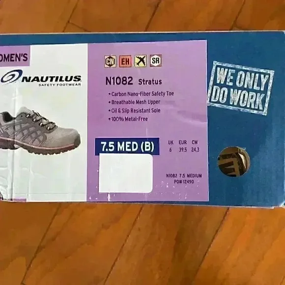 Nautilus Safety Footwear N1082 Stratus CT Women's Work Shoes  BRAND NEW Save $40