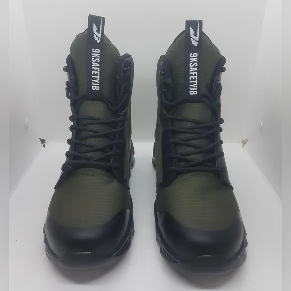 New 9KSAFETYJB Nutropa Steel Toe Work Boots Sz 43
