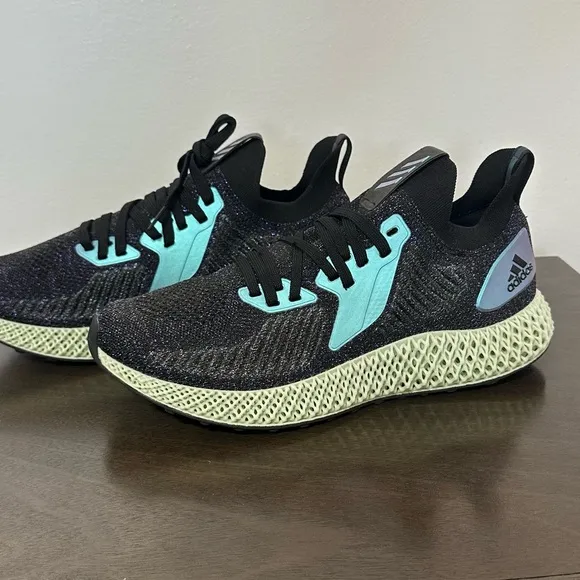 New Adidas Alphaedge 4D  Mens Sz 10 Running Shoes FV6106 Training Walking Ultra
