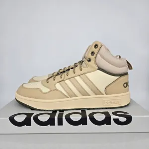 New adidas Hoops 3.0 Mid Winter Magic Beige Men's Basketball Shoes Size 12