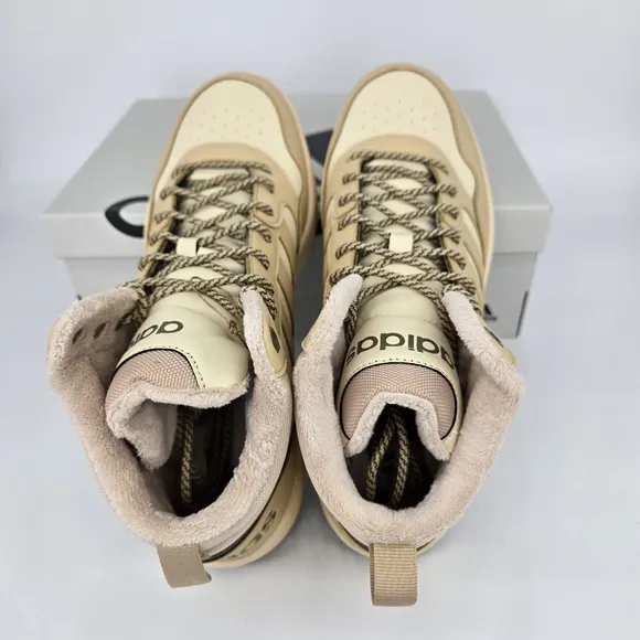 New adidas Hoops 3.0 Mid Winter Magic Beige Men's Basketball Shoes Size 12