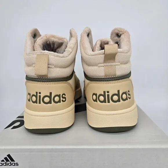 New adidas Hoops 3.0 Mid Winter Magic Beige Men's Basketball Shoes Size 12